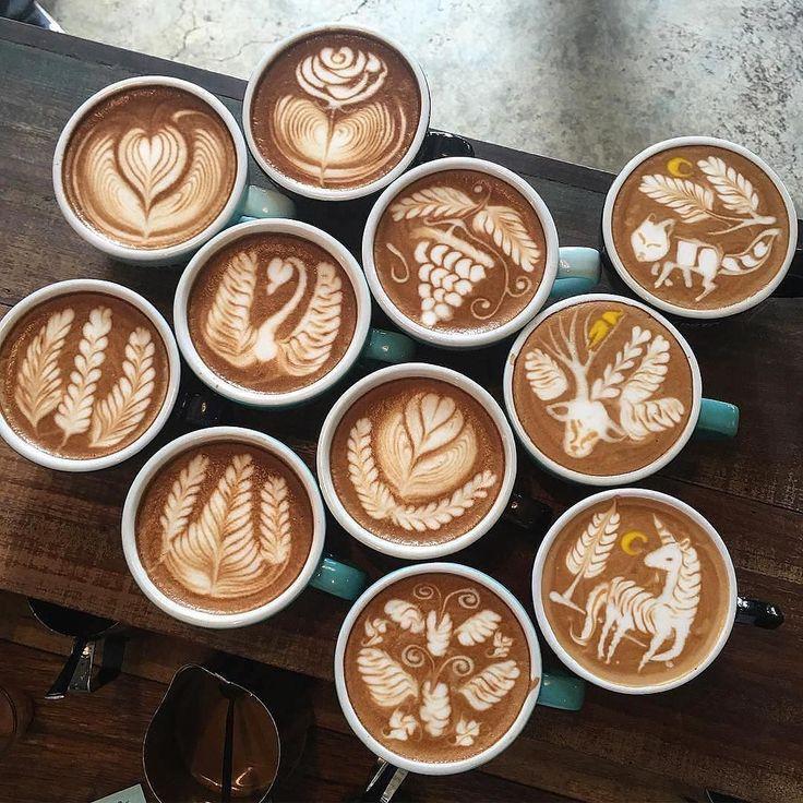 creating latte art